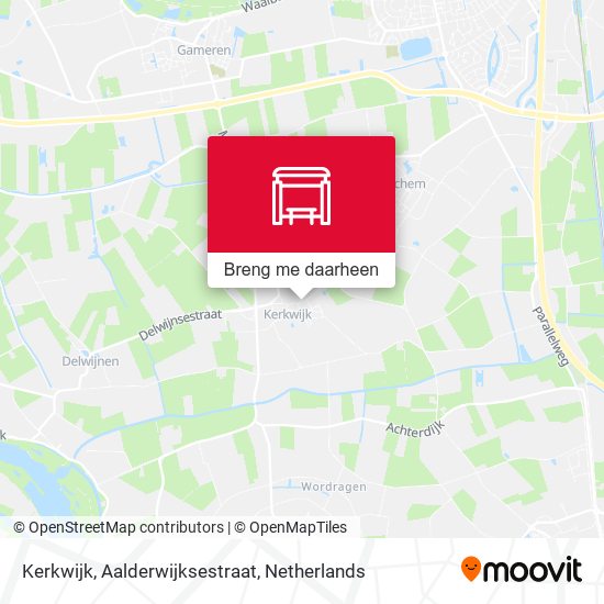 Kerkwijk, Aalderwijksestraat kaart