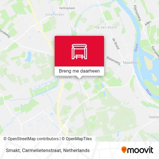 Smakt, Carmelietenstraat kaart