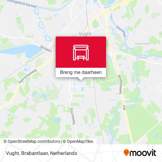 Vught, Brabantlaan kaart