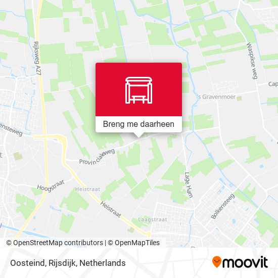 Oosteind, Rijsdijk kaart