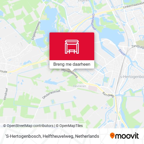 'S-Hertogenbosch, Helftheuvelweg kaart