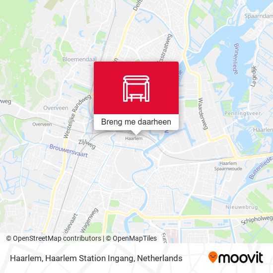 Haarlem, Haarlem Station Ingang kaart