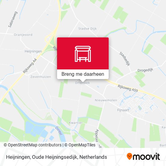 Heijningen, Oude Heijningsedijk kaart