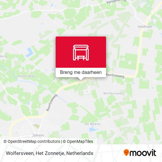 Wolfersveen, Het Zonnetje kaart