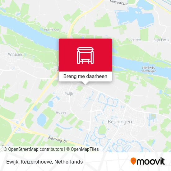 Ewijk, Keizershoeve kaart