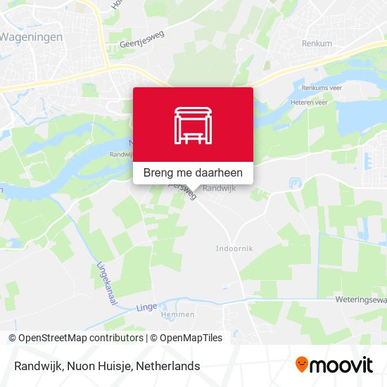 Randwijk, Nuon Huisje kaart