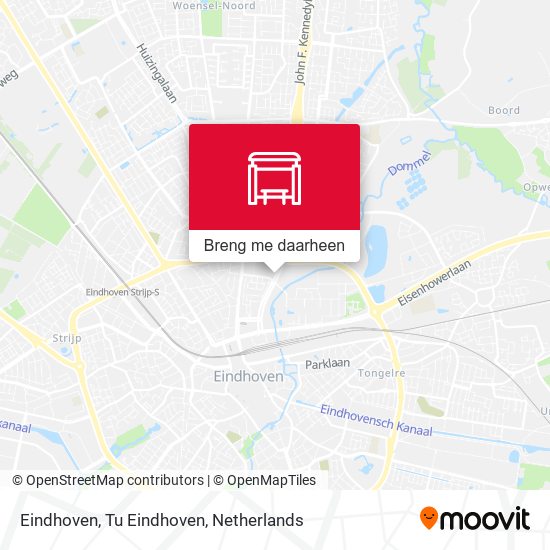Eindhoven, Tu Eindhoven kaart