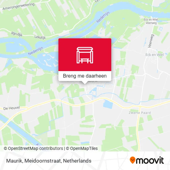 Maurik, Meidoornstraat kaart