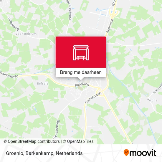 Groenlo, Barkenkamp kaart
