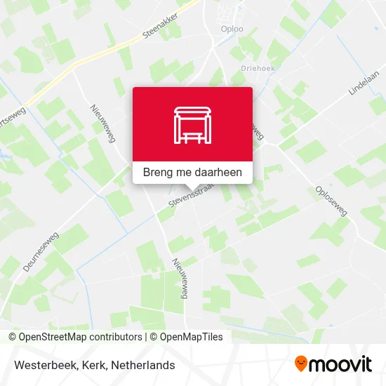 Westerbeek, Kerk kaart