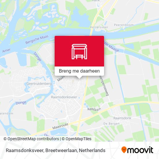 Raamsdonksveer, Breetweerlaan kaart