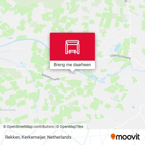 Rekken, Kerkemeijer kaart