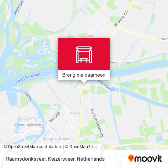 Raamsdonksveer, Keizersveer kaart