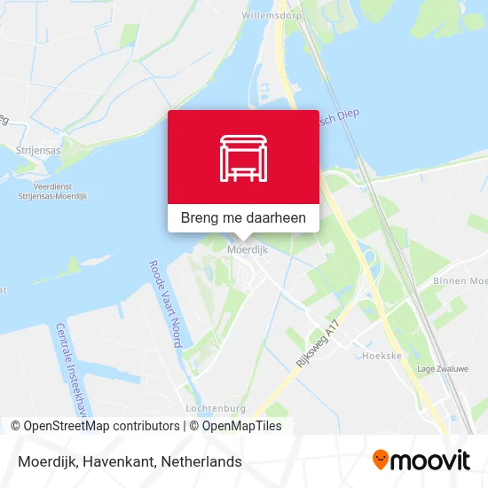 Moerdijk, Havenkant kaart