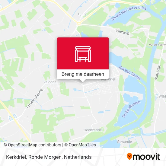 Kerkdriel, Ronde Morgen kaart