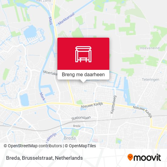 Breda, Brusselstraat kaart