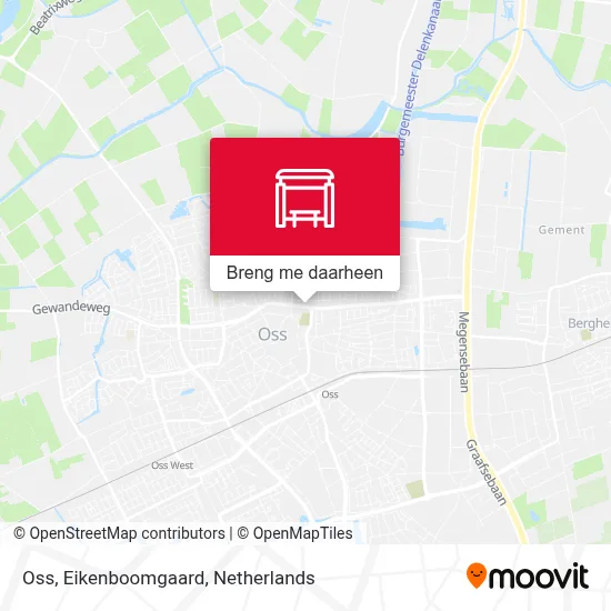 Oss, Eikenboomgaard kaart