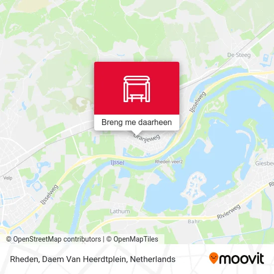 Rheden, Daem Van Heerdtplein kaart