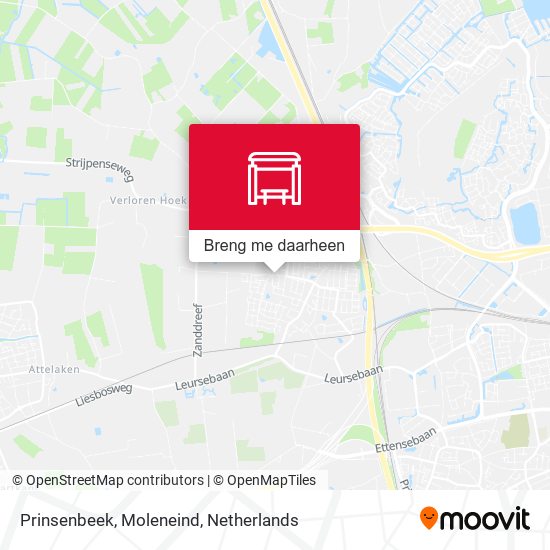 Prinsenbeek, Moleneind kaart