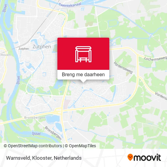 Warnsveld, Klooster kaart