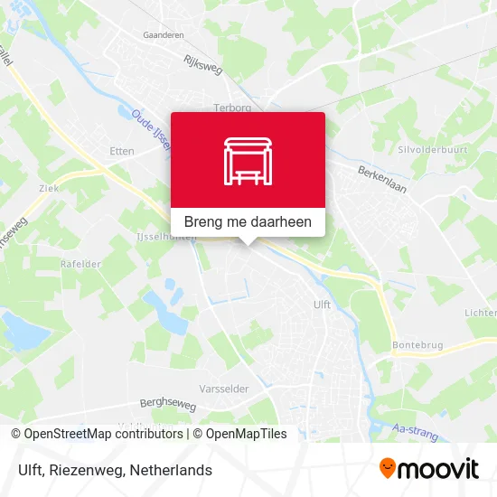Ulft, Riezenweg kaart