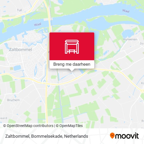 Zaltbommel, Bommelsekade kaart