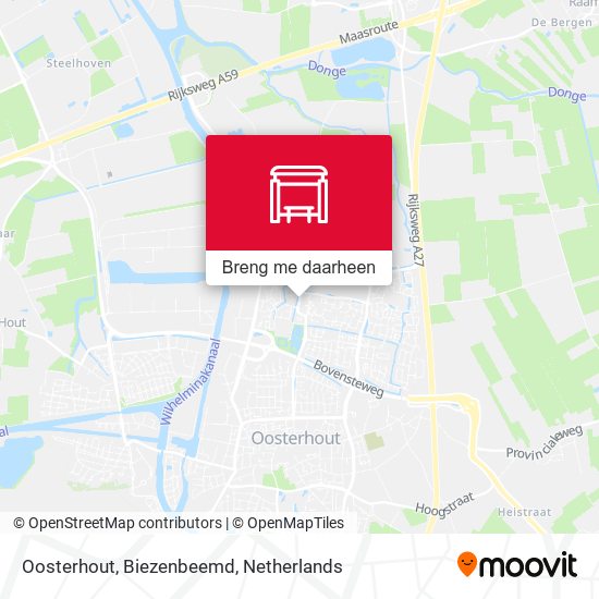 Oosterhout, Biezenbeemd kaart