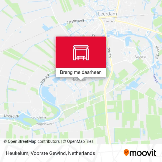 Heukelum, Voorste Gewind kaart