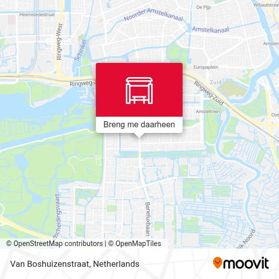 Van Boshuizenstraat kaart