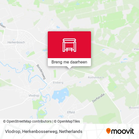 Vlodrop, Herkenbosserweg kaart