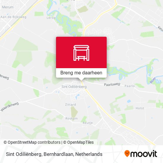 Sint Odiliënberg, Bernhardlaan kaart