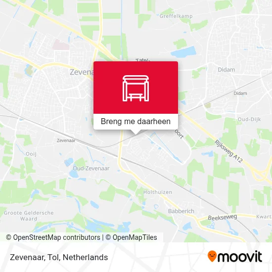 Zevenaar, Tol kaart