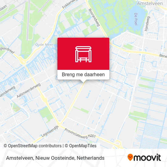 Amstelveen, Nieuw Oosteinde kaart