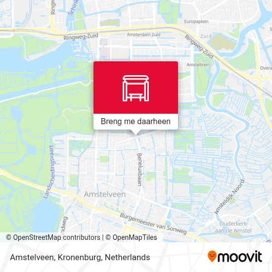 Amstelveen, Kronenburg kaart