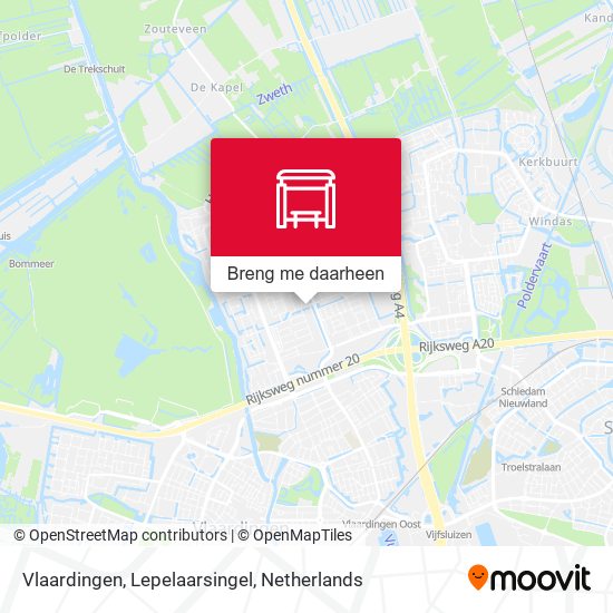Vlaardingen, Lepelaarsingel kaart