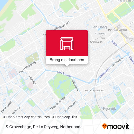 'S-Gravenhage, De La Reyweg kaart