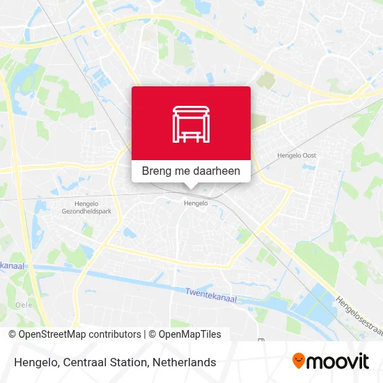 Hengelo, Centraal Station kaart