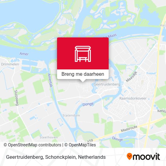 Geertruidenberg, Schonckplein kaart