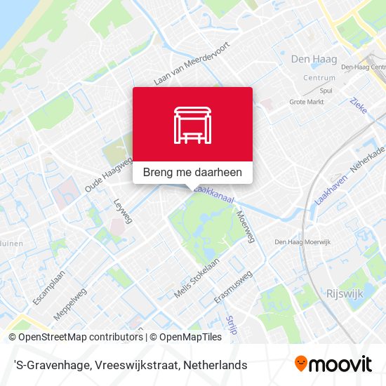 'S-Gravenhage, Vreeswijkstraat kaart