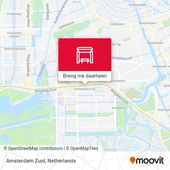 Amsterdam Zuid kaart