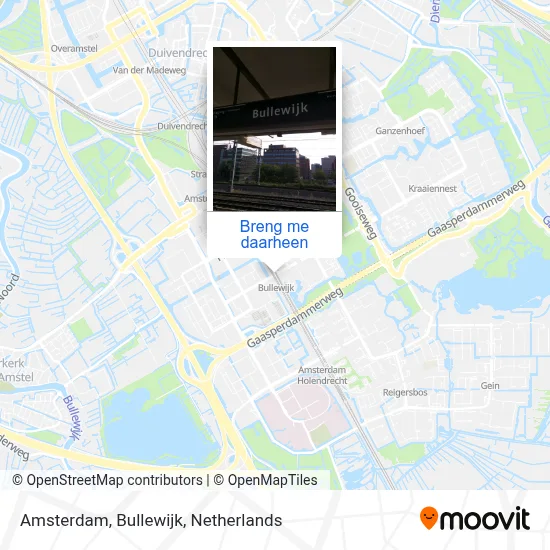 Amsterdam, Bullewijk kaart