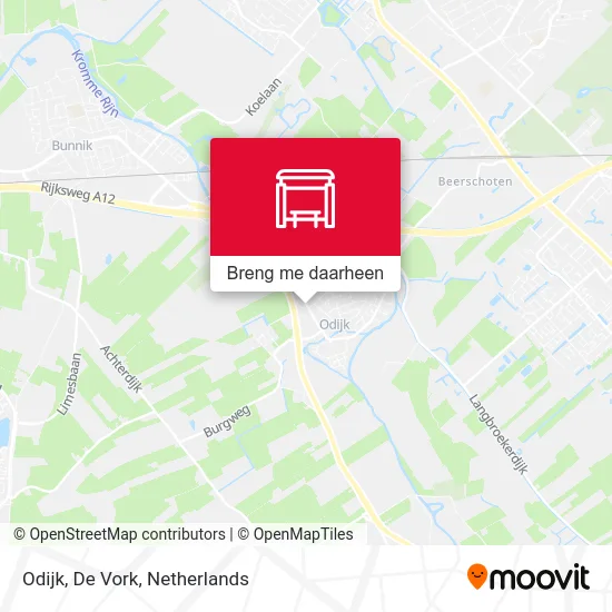 Odijk, De Vork kaart