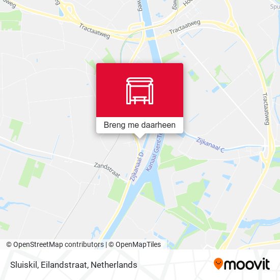 Sluiskil, Eilandstraat kaart