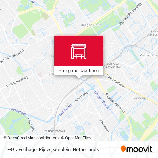 'S-Gravenhage, Rijswijkseplein kaart