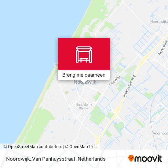 Noordwijk, Van Panhuysstraat kaart