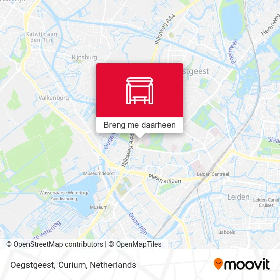 Oegstgeest, Curium kaart