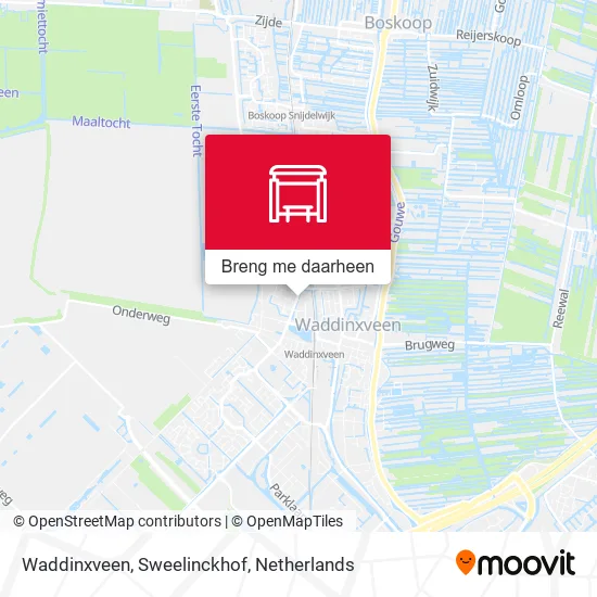 Waddinxveen, Sweelinckhof kaart