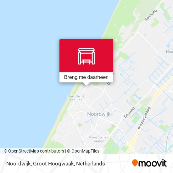 Noordwijk, Groot Hoogwaak kaart