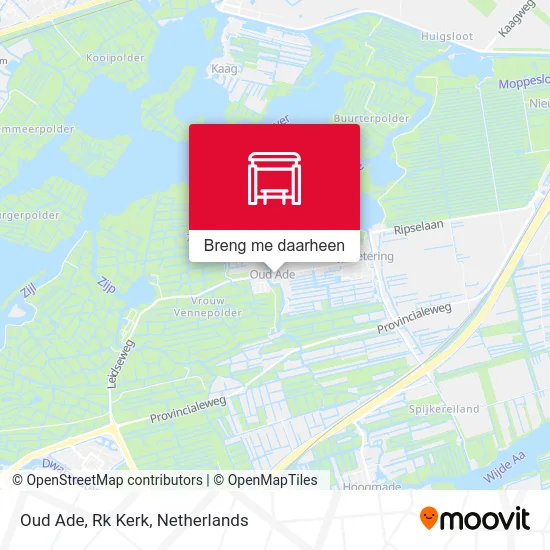 Oud Ade, Rk Kerk kaart