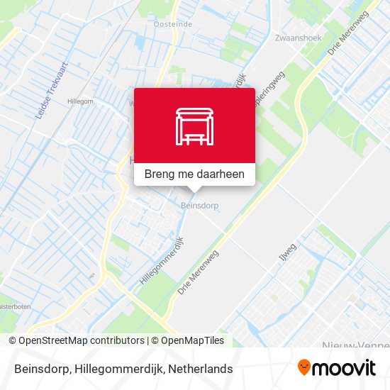 Beinsdorp, Hillegommerdijk kaart